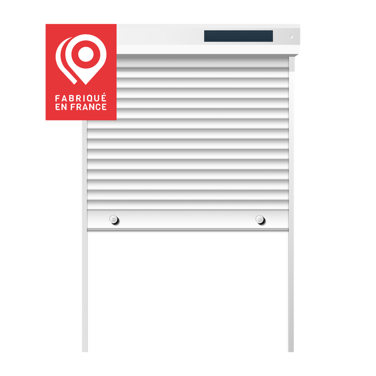 Volet Roulant Solaire aluminium isolé – Rénovation, Motorisé télécommandé