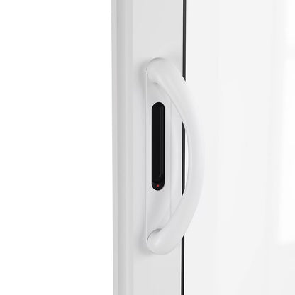Baie Vitrée Coulissante Aluminium (h) 215 x (l) 180 cm | Gris ou Blanc | Double Vitrage | Prêt Fenêtre