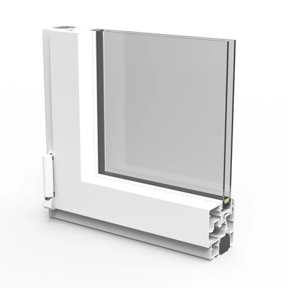 Fenêtre alu 1 vantail gris oscillo-battante 95H x 60L cm  I  Prêt Fenêtre