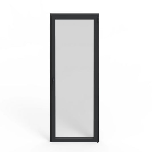 Porte-Fenêtre 1 Vantail Aluminium 205 x 80 Cm – Gris ou Blanc | Double Vitrage | Prêt Fenêtre