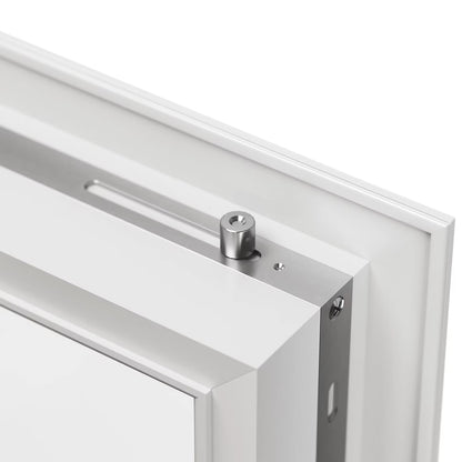 Porte-Fenêtre 2 Vantaux Aluminium 215 x 120 Cm – Gris ou Blanc | Double Vitrage | Prêt Fenêtre