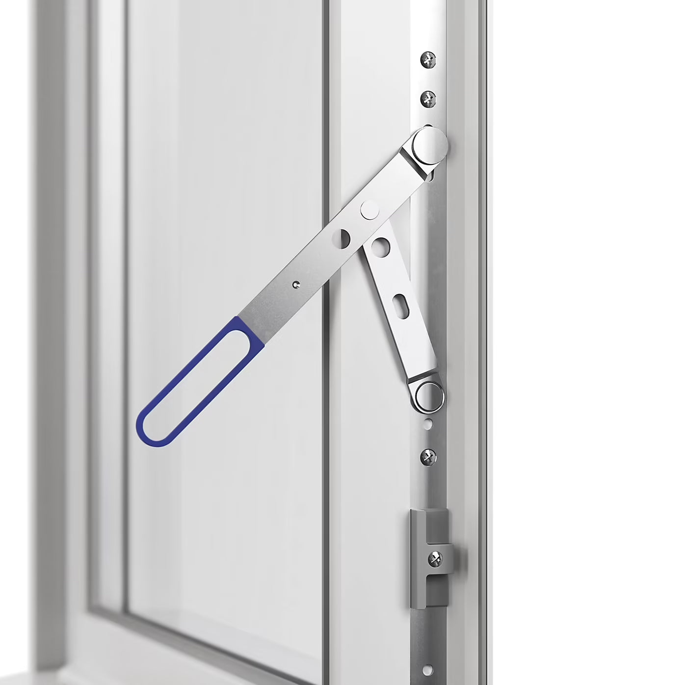 Porte-Fenêtre 2 Vantaux Aluminium 215 H x 140 L Cm – Gris ou Blanc | Double Vitrage | Prêt Fenêtre