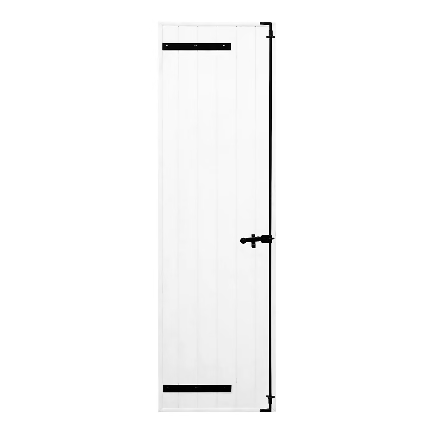 Volet battant en aluminium 1 vantail – 215 H x 80 L, Gris anthracite (RAL 7016)