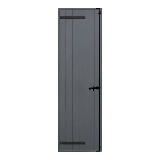 Volet battant en aluminium 1 vantail – 215 H x 80 L, Gris anthracite (RAL 7016)