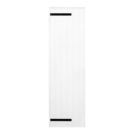 Volet Battant Aluminium – 1 Vantail - 215 cm H x 80 cm L Blanc (RAL 9016) | Prêt Fenêtre