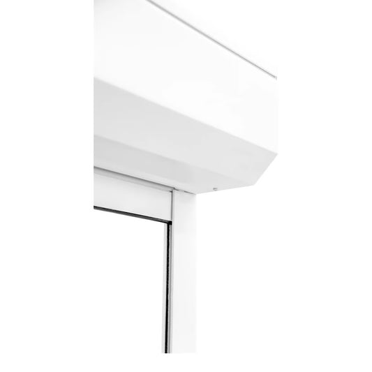 Volet Roulant Électrique Aluminium – 225 cm H x 120 cm L (Blanc ou Gris) | Prêt Fenêtre