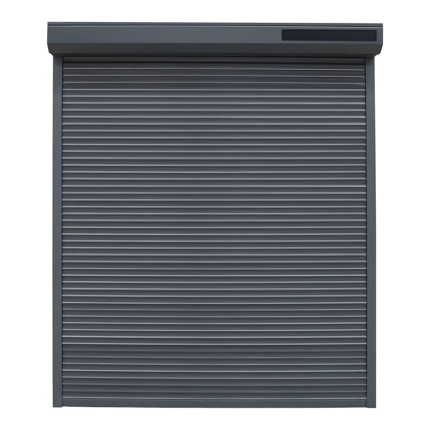 Volet Roulant Solaire Aluminium – 160 H x 140 L (Blanc ou Gris) | Prêt Fenêtre