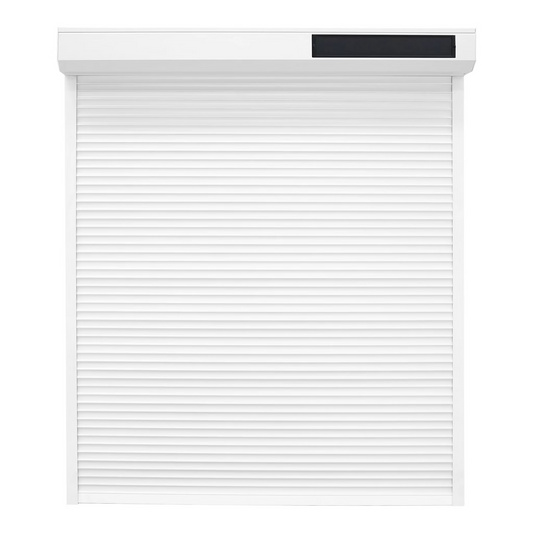 Volet Roulant Solaire Aluminium – 160 H x 140 L (Blanc ou Gris) | Prêt Fenêtre